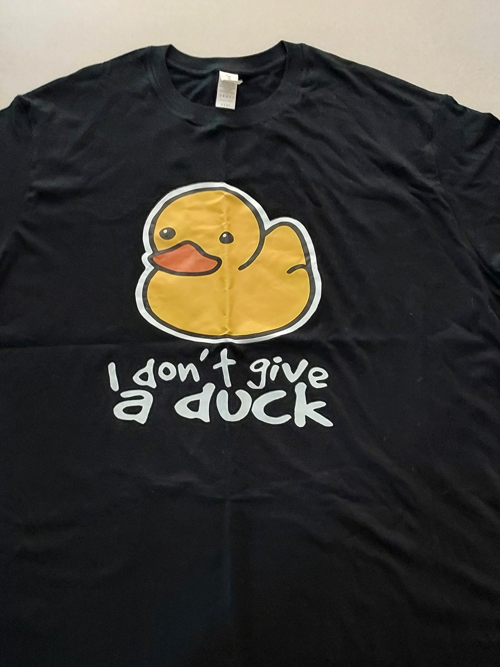 I Don't Give a Duck Graphic Tee - Black